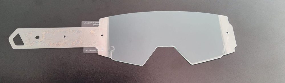 LENTE TRASPARENTE A STRAPPO LAMINATE PER MASCHERA SPACE ONE