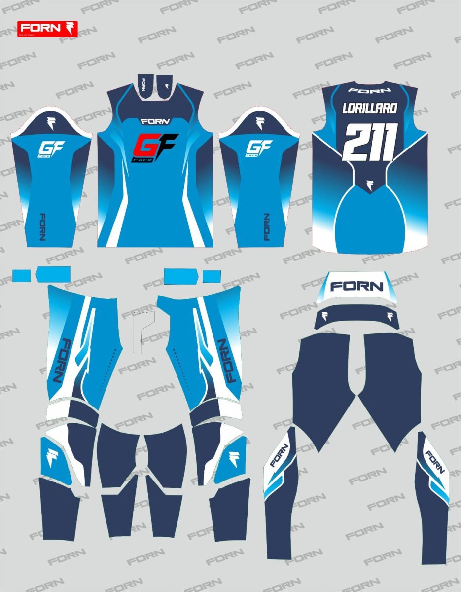 COLLEZIONE 2026 COMPLETO PANTALONE E MAGLIA PER OFF ROAD FORN